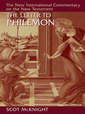 cover image of The Letter to Philemon